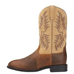 Ariat Men's Heritage Stockman Boot -Western Denim Store 10002247 side