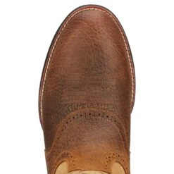 Ariat Men's Heritage Stockman Boot -Western Denim Store 10002247 toe