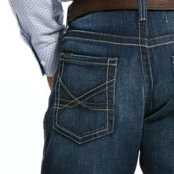 Ariat Men's M5 Straight Leg Robbie Jean -Western Denim Store 10032319 03