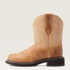 Ariat Brown Fatbaby Boots -Western Denim Store 10044537 side warm