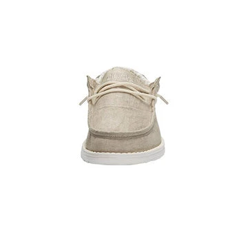 Heydude Hey Dude Wally Linen Natural Khaki 5 Heydude Hey Dude Wally Linen Natural Khaki - Image 3