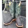 Anderson Bean Black/Green Oiled Shark Boots -Western Denim Store 20220523 143526