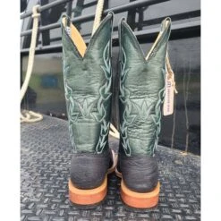 Anderson Bean Black/Green Oiled Shark Boots -Western Denim Store 20220523 143610