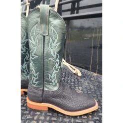 Anderson Bean Black/Green Oiled Shark Boots -Western Denim Store 20220523 143636