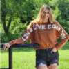 Wrangler Rust Long Live Cowboys Crop Sweatshirt -Western Denim Store 20230615 111104
