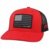 Hooey YOUTH Mid-Profile Black/Red Cap-Liberty Roper Patch