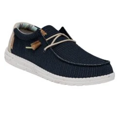 Heydude Hey Dude Men's Wally Eco Sox Orion Blue 14 Heydude Hey Dude Men's Wally Eco Sox Orion Blue -Western Denim Store 40008 4MT WALLYSTRETCH ORIONBLUE RIGHTANGLE