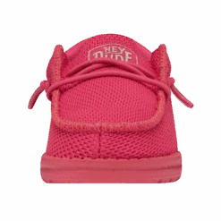 Heydude Hey Dude Toddler Funk Monochrome Electric Pink -Western Denim Store 40030 6QQ WALLYTODDLERFUNKMONO ELECTRICPINK LEFTFRONT