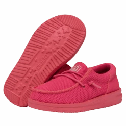 Heydude Hey Dude Toddler Funk Monochrome Electric Pink -Western Denim Store 40030 6QQ WALLYTODDLERFUNKMONO ELECTRICPINK PAIRBOTTOM
