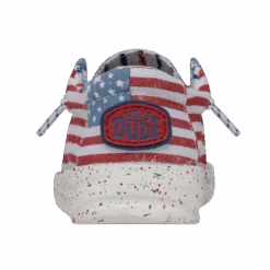 Heydude Hey Dude Wally Toddler Patriotic Stars & Stripes 16 Heydude Hey Dude Wally Toddler Patriotic Stars & Stripes -Western Denim Store 40031 9C8 WALLYTODDLERPATRIOTIC STARSANDSTRIPES LEFTBACK