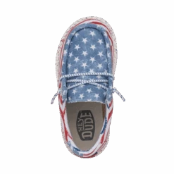 Heydude Hey Dude Wally Toddler Patriotic Stars & Stripes 11 Heydude Hey Dude Wally Toddler Patriotic Stars & Stripes -Western Denim Store 40031 9C8 WALLYTODDLERPATRIOTIC STARSANDSTRIPES LEFTTOP