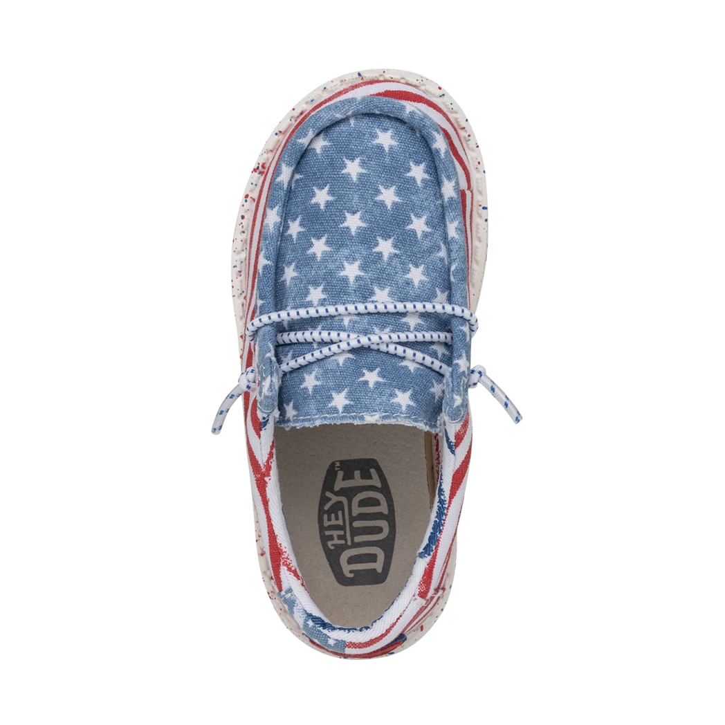 Heydude Hey Dude Wally Toddler Patriotic Stars & Stripes 4 Heydude Hey Dude Wally Toddler Patriotic Stars & Stripes - Image 3