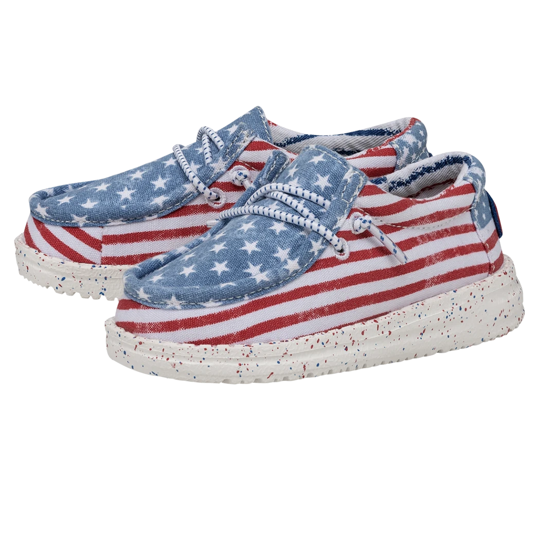 Heydude Hey Dude Wally Toddler Patriotic Stars & Stripes 2 Heydude Hey Dude Wally Toddler Patriotic Stars & Stripes