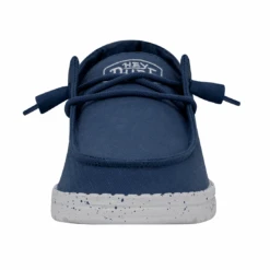 Heydude Hey Dude Wendy Slub Canvas True Blue -Western Denim Store 40063 428 WENDYSLUBCANVAS TRUEBLUE LEFTFRONT