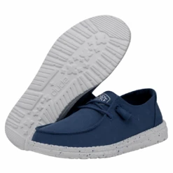 Heydude Hey Dude Wendy Slub Canvas True Blue -Western Denim Store 40063 428 WENDYSLUBCANVAS TRUEBLUE PAIRBOTTOM