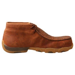 Twisted X Men's Tan And Bull Nano Safety Toe Moccasin -Western Denim Store MDMNT01 4