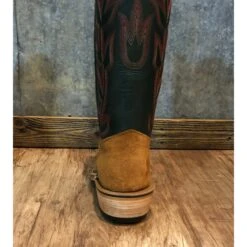 Olathe Hickory Smoked Bacon Boar Hide Boots -Western Denim Store PUNCHY HEEL