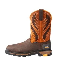 Ariat Men's Intrepid VentTEK Work Boot 9 Ariat Men's Intrepid VentTEK Work Boot -Western Denim Store S18 MNS WORK Holt 10023042 side