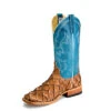 Anderson Bean Men's Cigar Matte Bass Blue Boots -Western Denim Store S3017 Frontangled 400x400 1