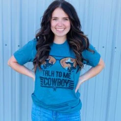 Talk To Me Cowboy Tee