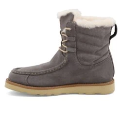 Twisted X Ladies 6" Brushed Nickel Wedge Winter Boot -Western Denim Store WCAW002 side