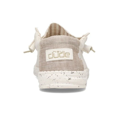 Heydude Hey Dude Men's Wally Chambray Stone Beige 5 Heydude Hey Dude Men's Wally Chambray Stone Beige - Image 3