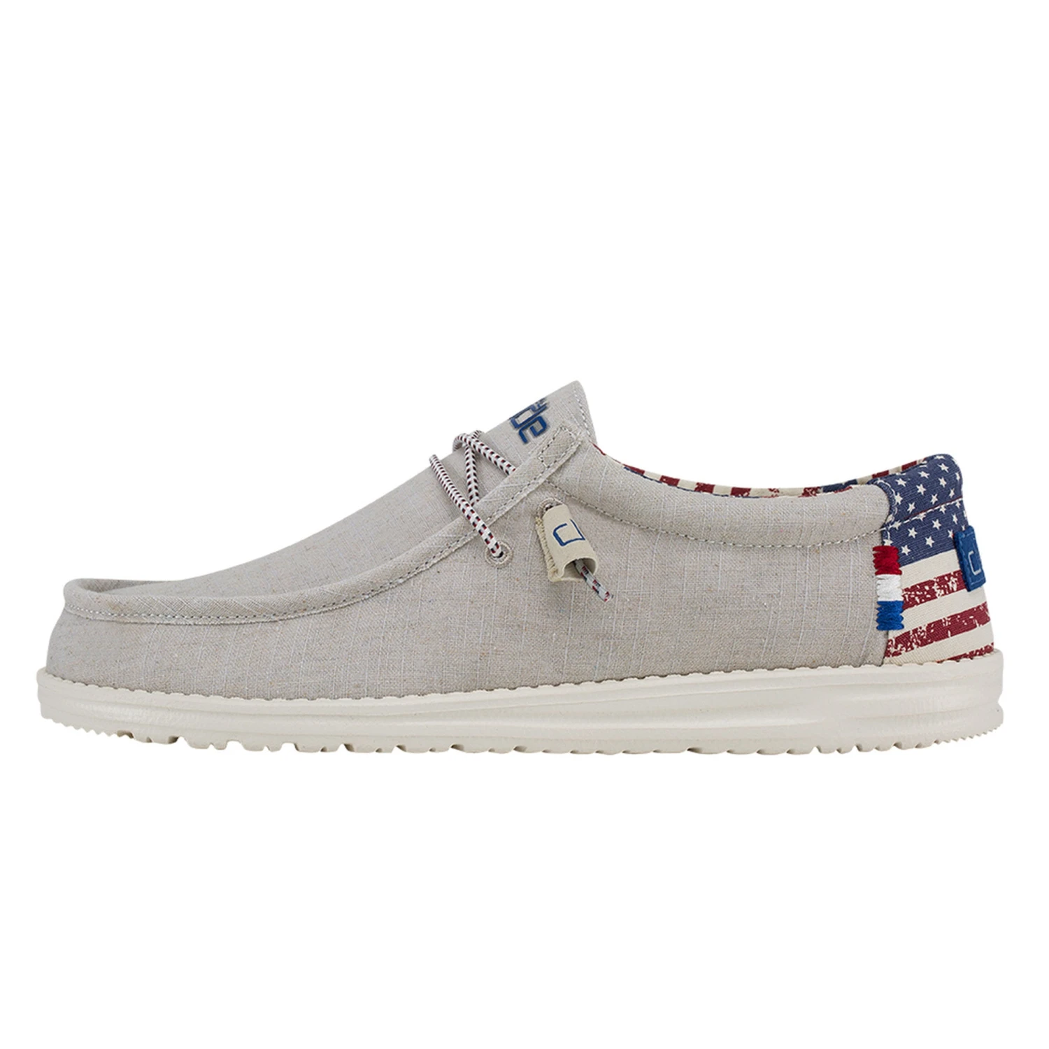Heydude Hey Dude Mens Wally Shoe Off White Patriotic 3 Heydude Hey Dude Mens Wally Shoe Off White Patriotic