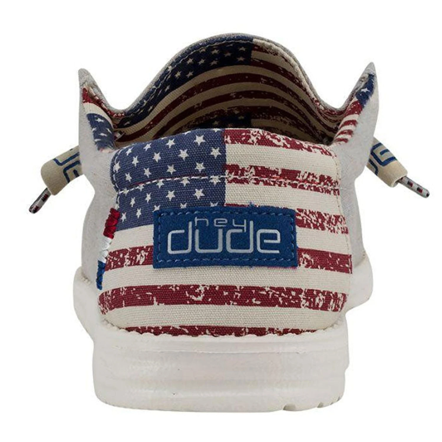 Heydude Hey Dude Mens Wally Shoe Off White Patriotic 5 Heydude Hey Dude Mens Wally Shoe Off White Patriotic - Image 3