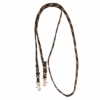 Classic Equine Black And Tan Hand Braided Roping Rein -Western Denim Store rr58wnbktn copy